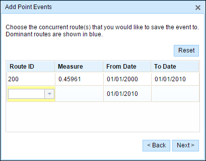 Choosing a route manually